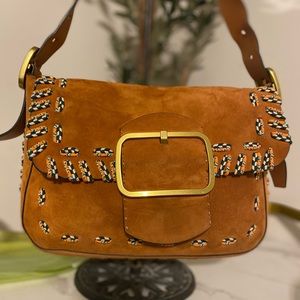 Tory Burch Sawyer Suede large satchel